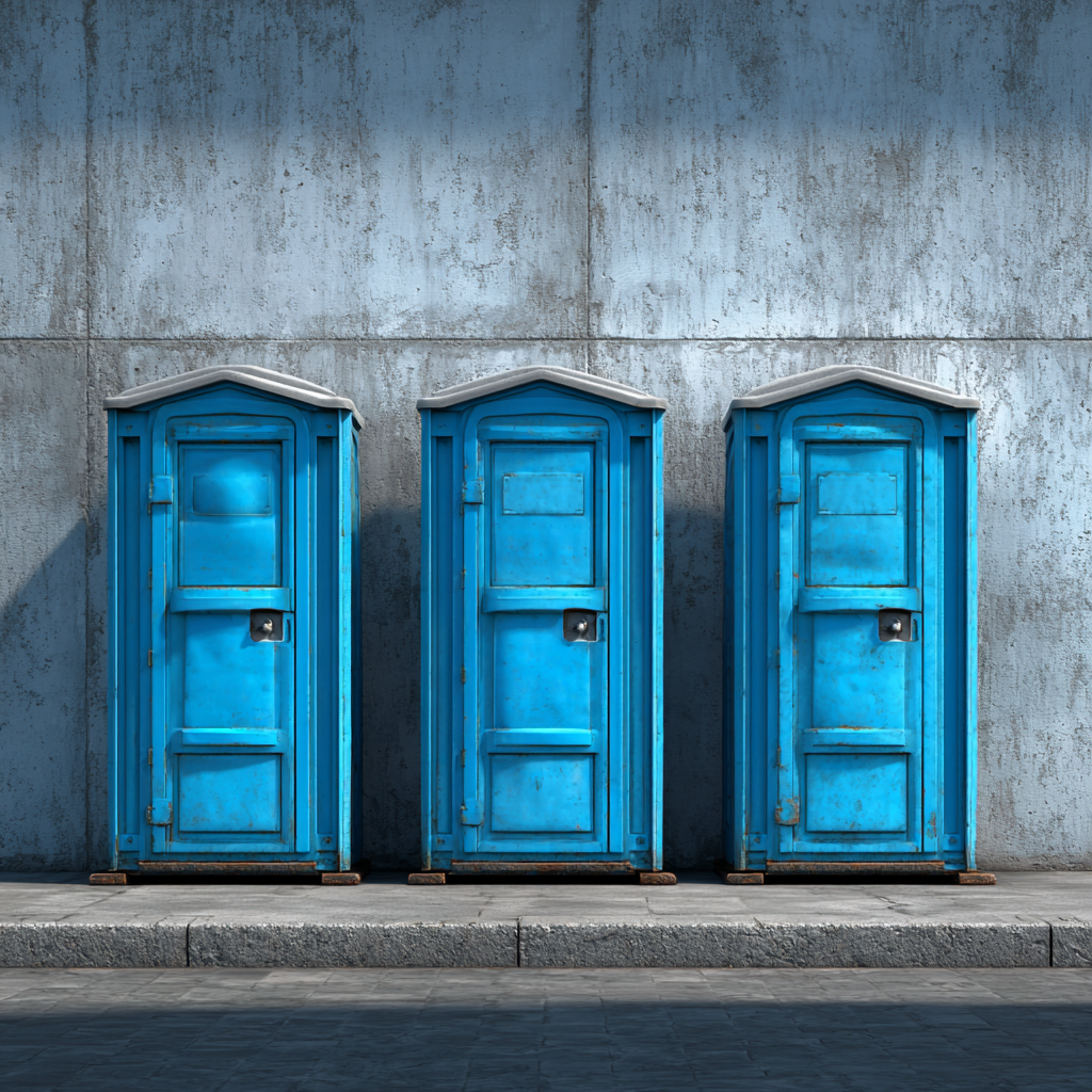 What should I do if there's a problem with a porta potty I rented?