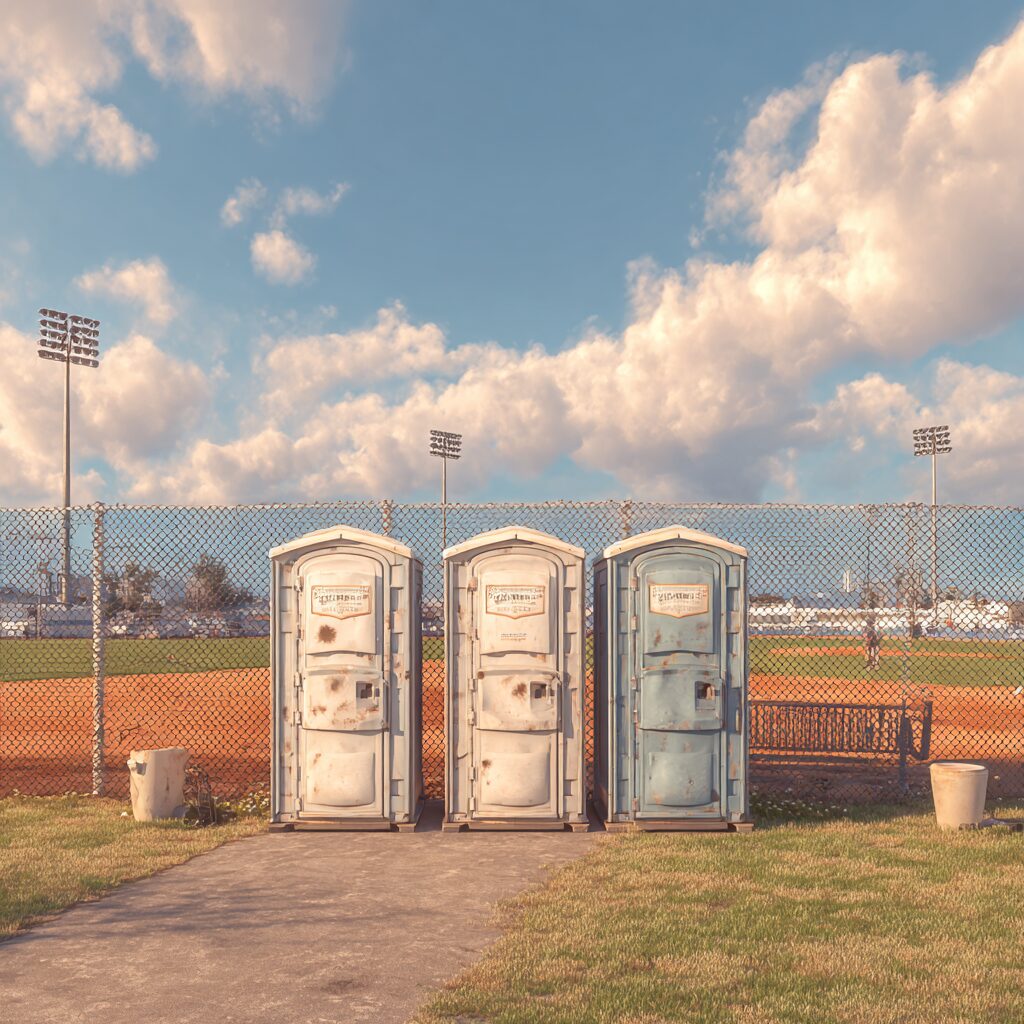 Porta potty maintenance during large events