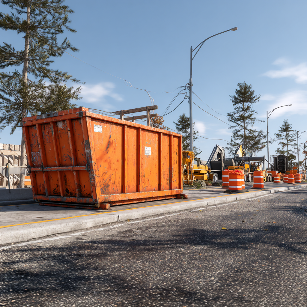 Transportation construction will shape dumpster rental needs in 2026