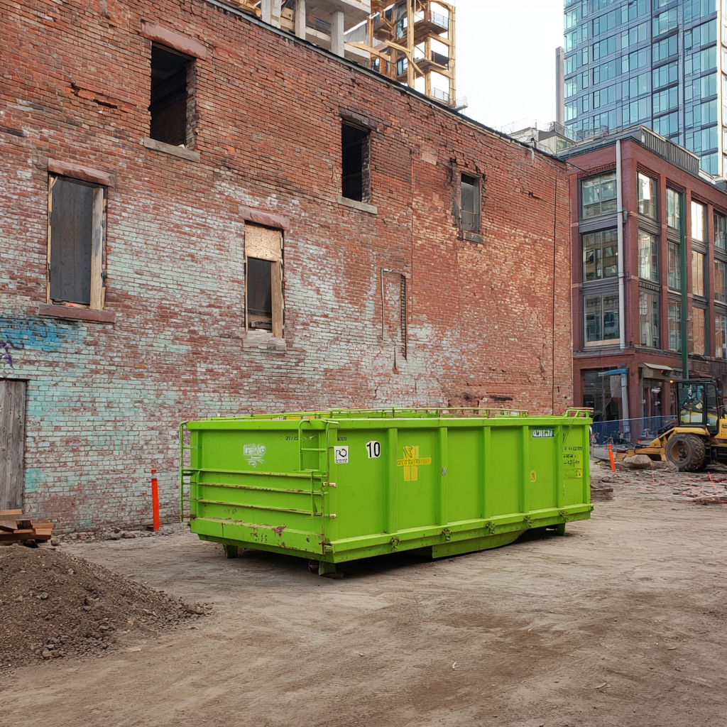 How to separate materials for dumpster disposal