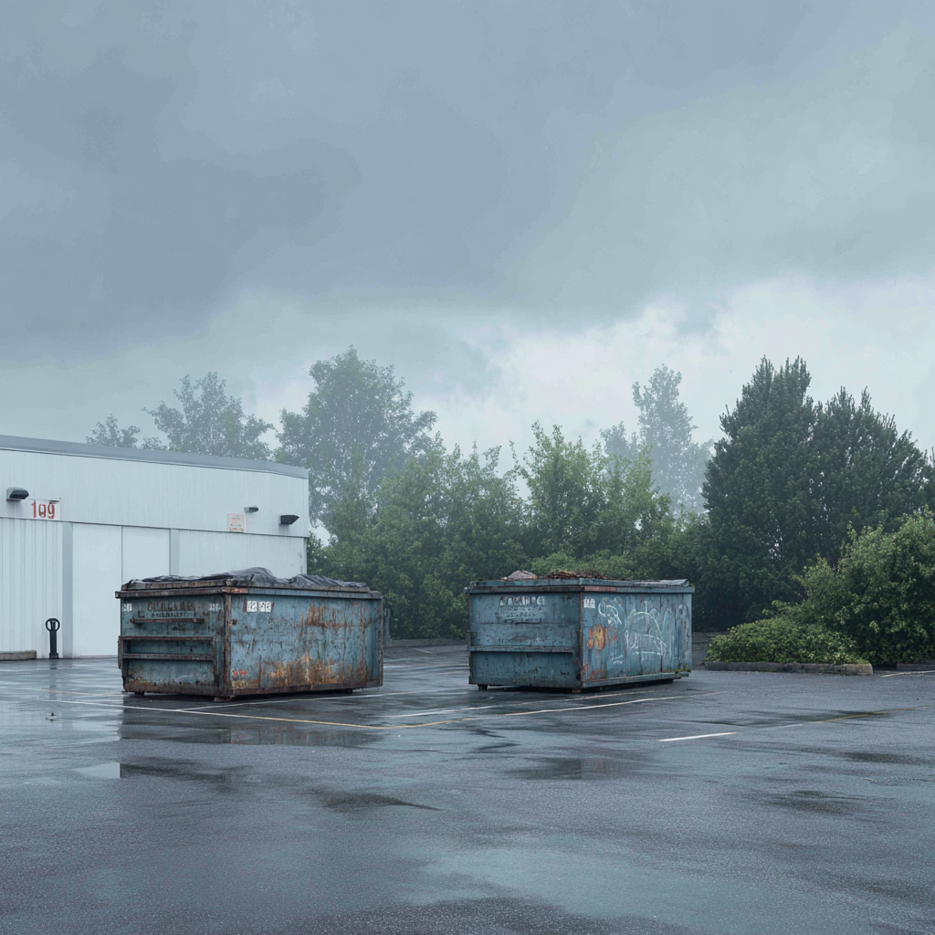 Disaster recovery dumpsters