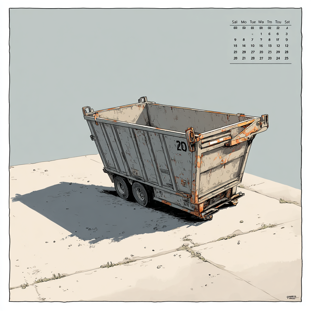 How early do I need to order a dumpster?