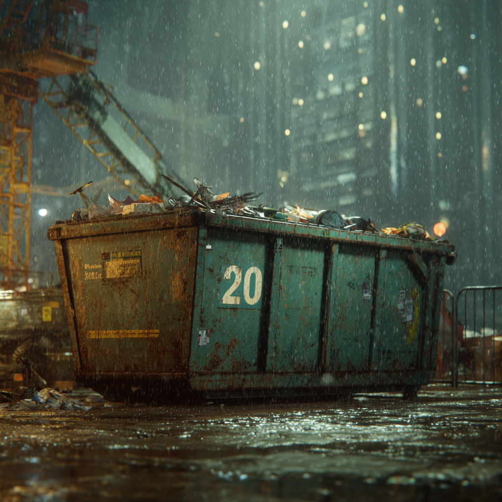 how to use dumpsters for hurricane clean-up
