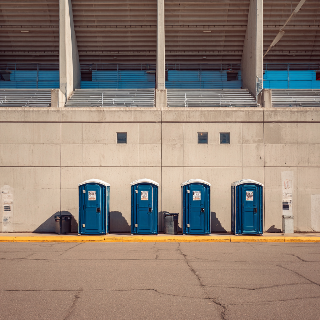 How to plan for porta potty rental needs for stadiums