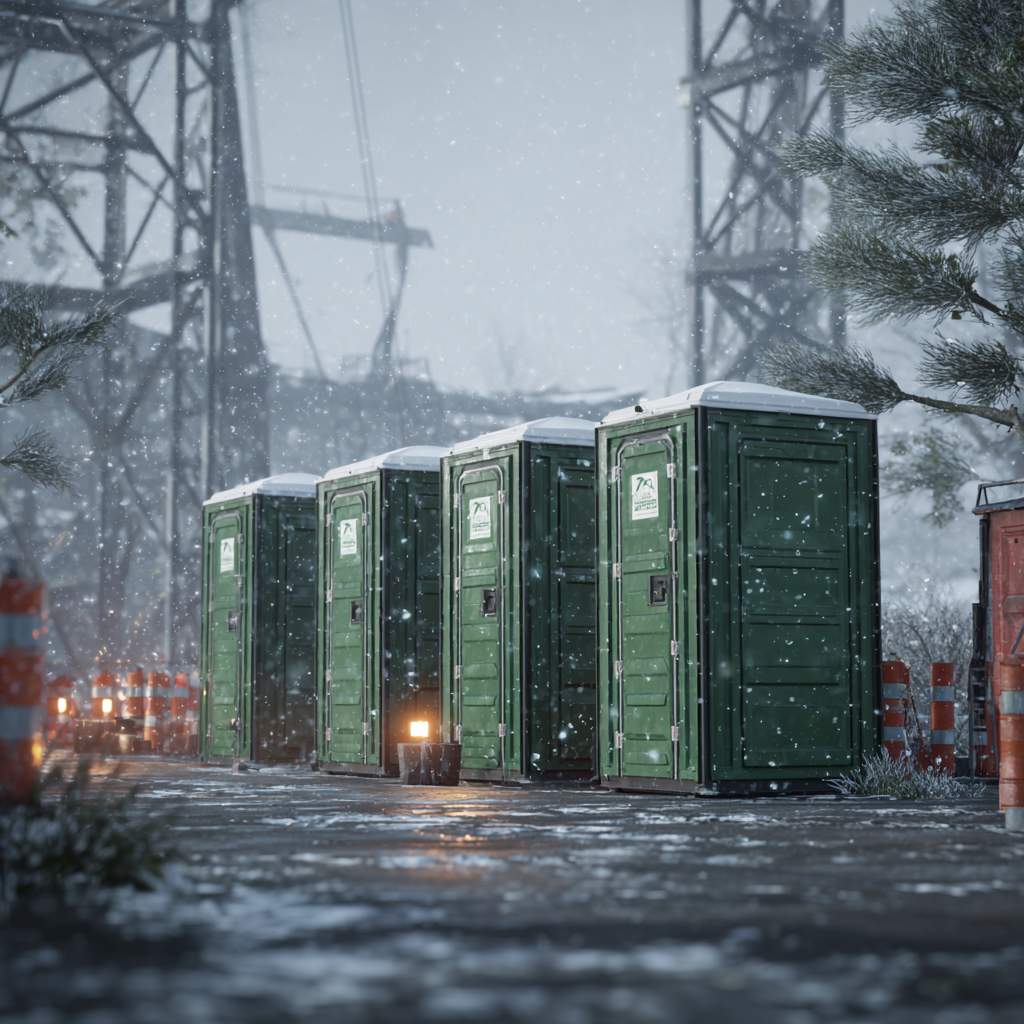 Porta potty planning for the first quarter of 2026