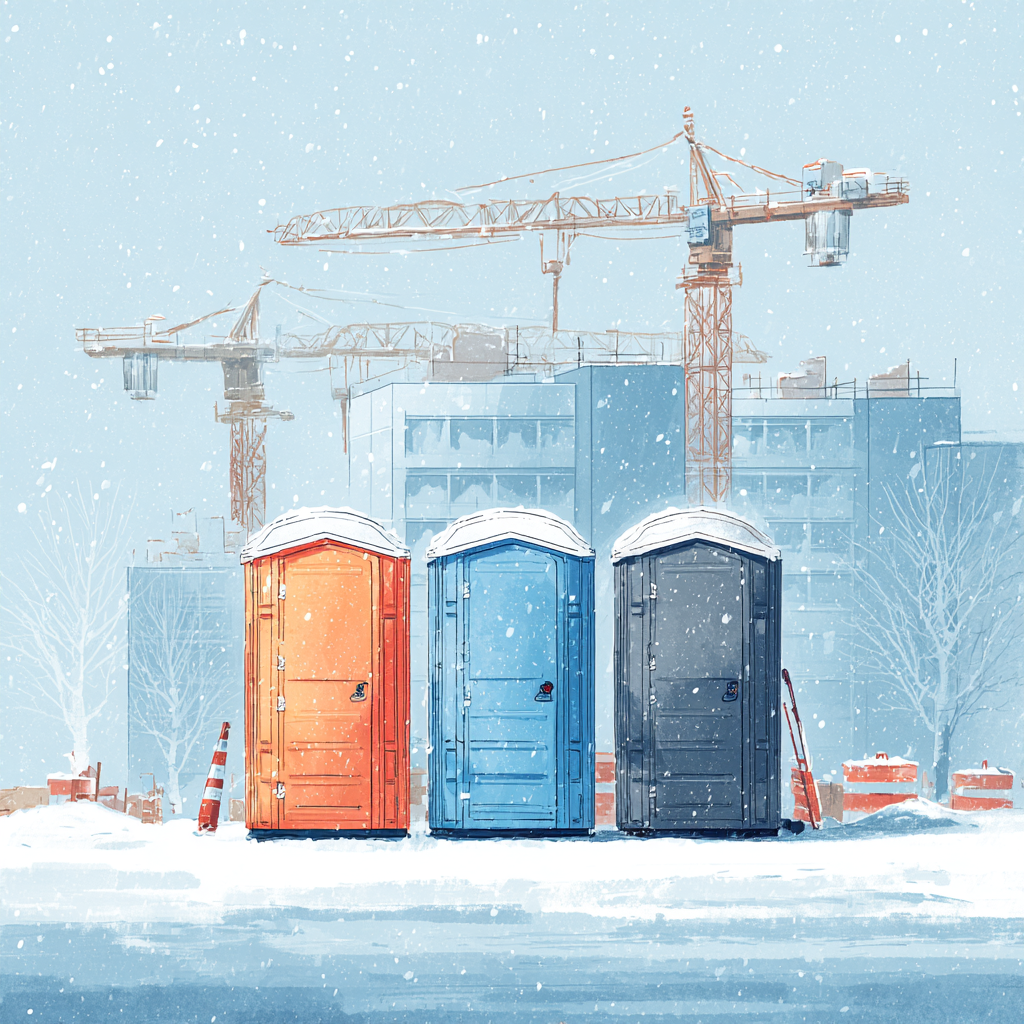 Porta potties for infrastructure projects in 2026