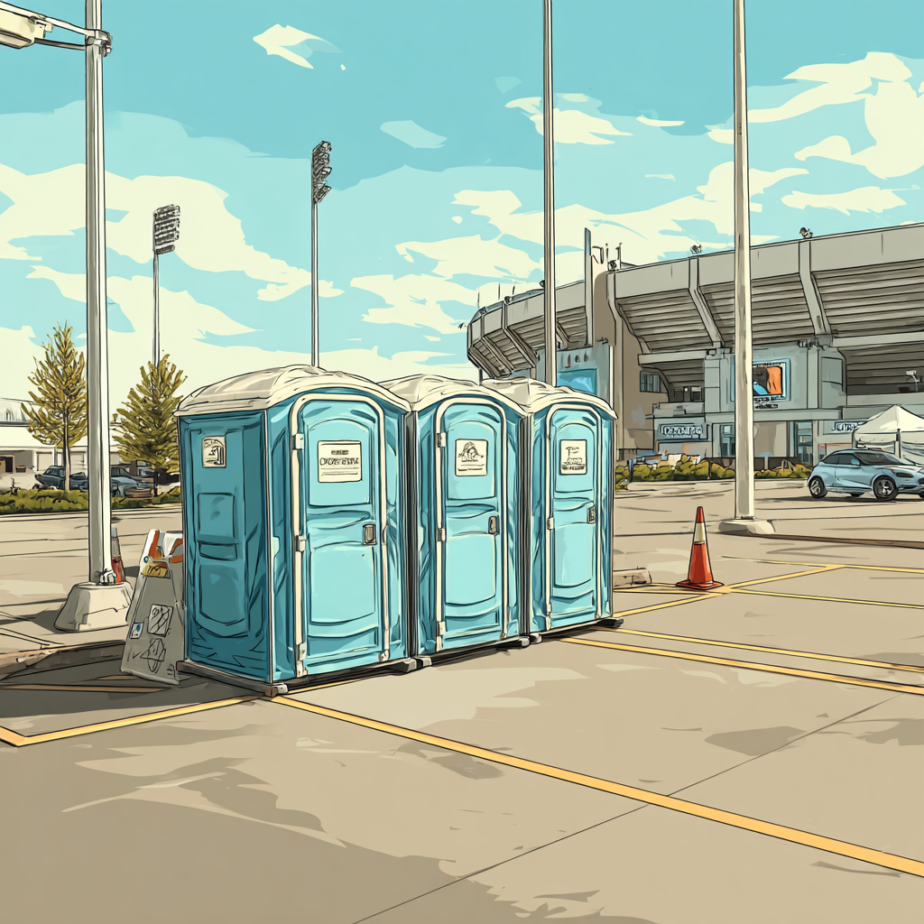 Porta potties for sporting events