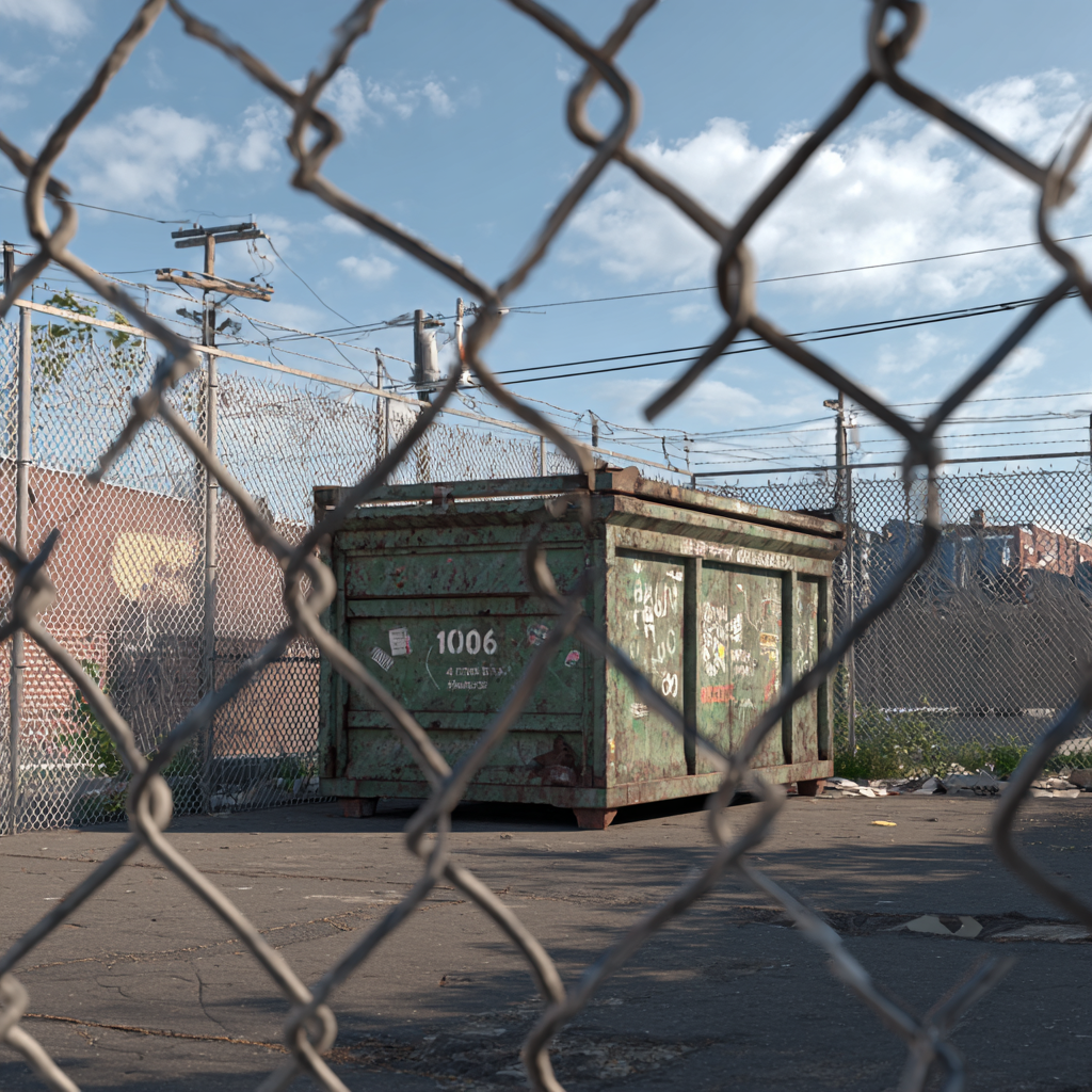 Dumpster fencing enclosures