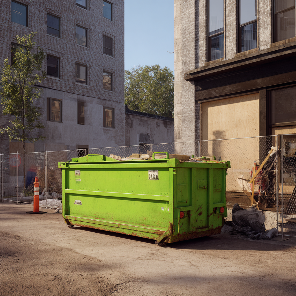 Dumpster rental prices in construction and events