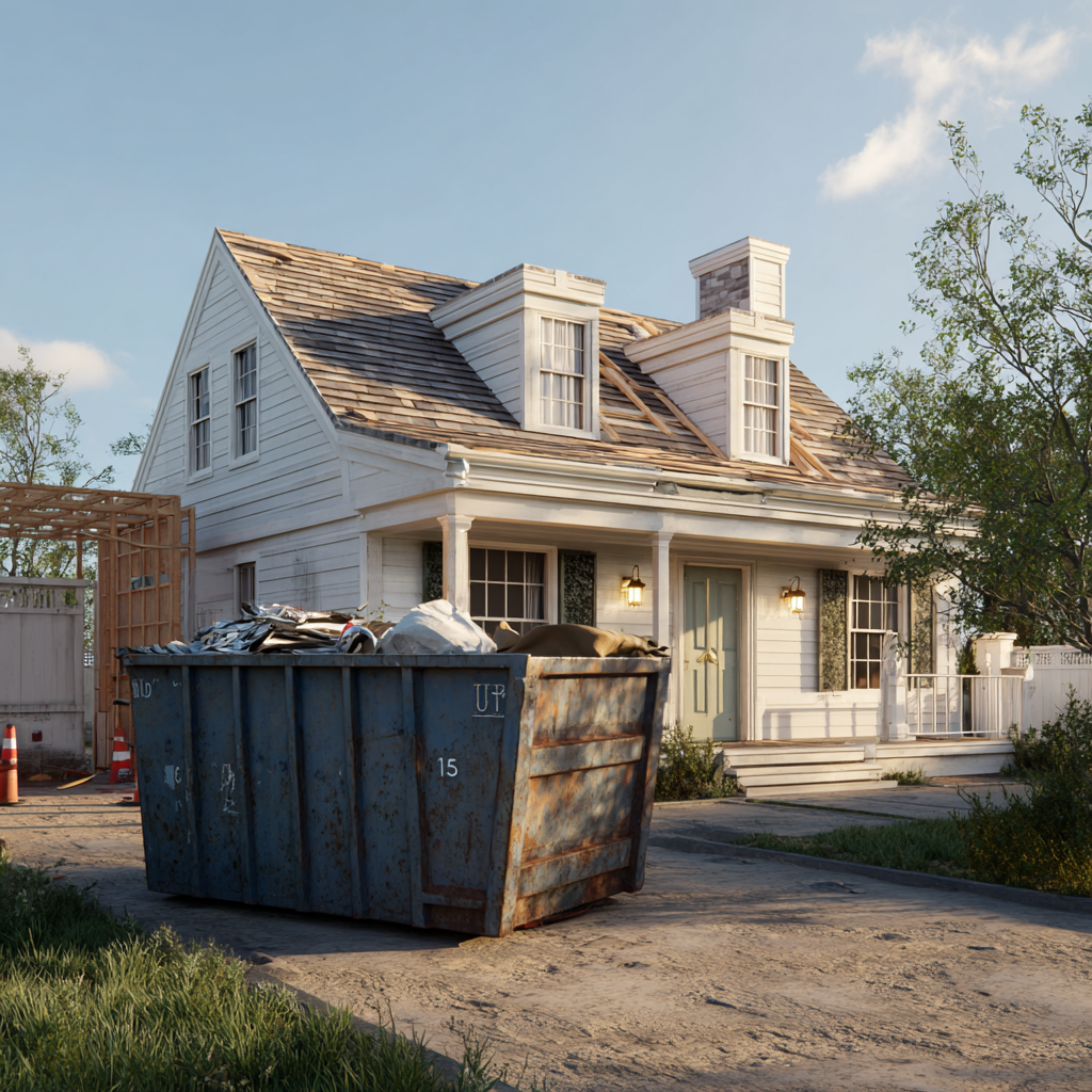 What is the best dumpster size for Luftin industries?