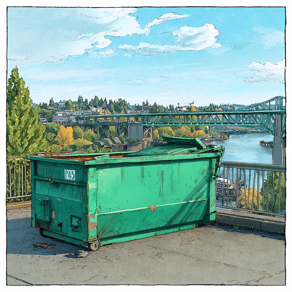 Dumpster rental for home remodels in Longview, Washington