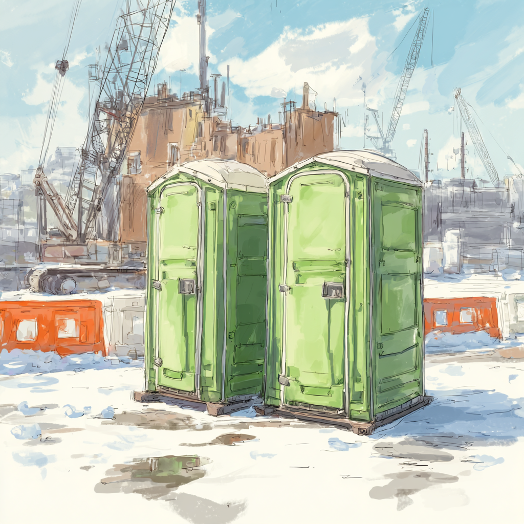 Keeping Construction Site Porta Potties Warm in Winter