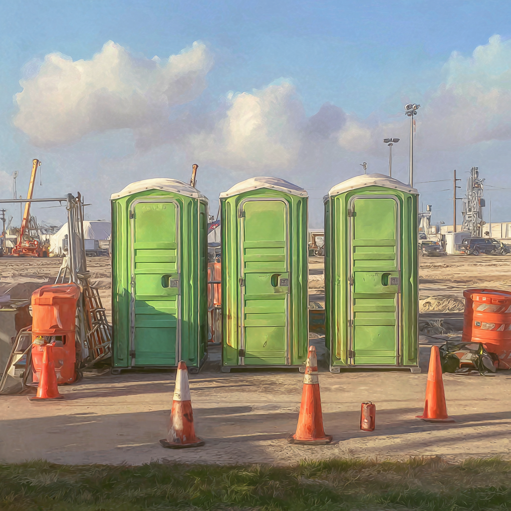 Lufkin and Angelina County porta potty rentals for contractors