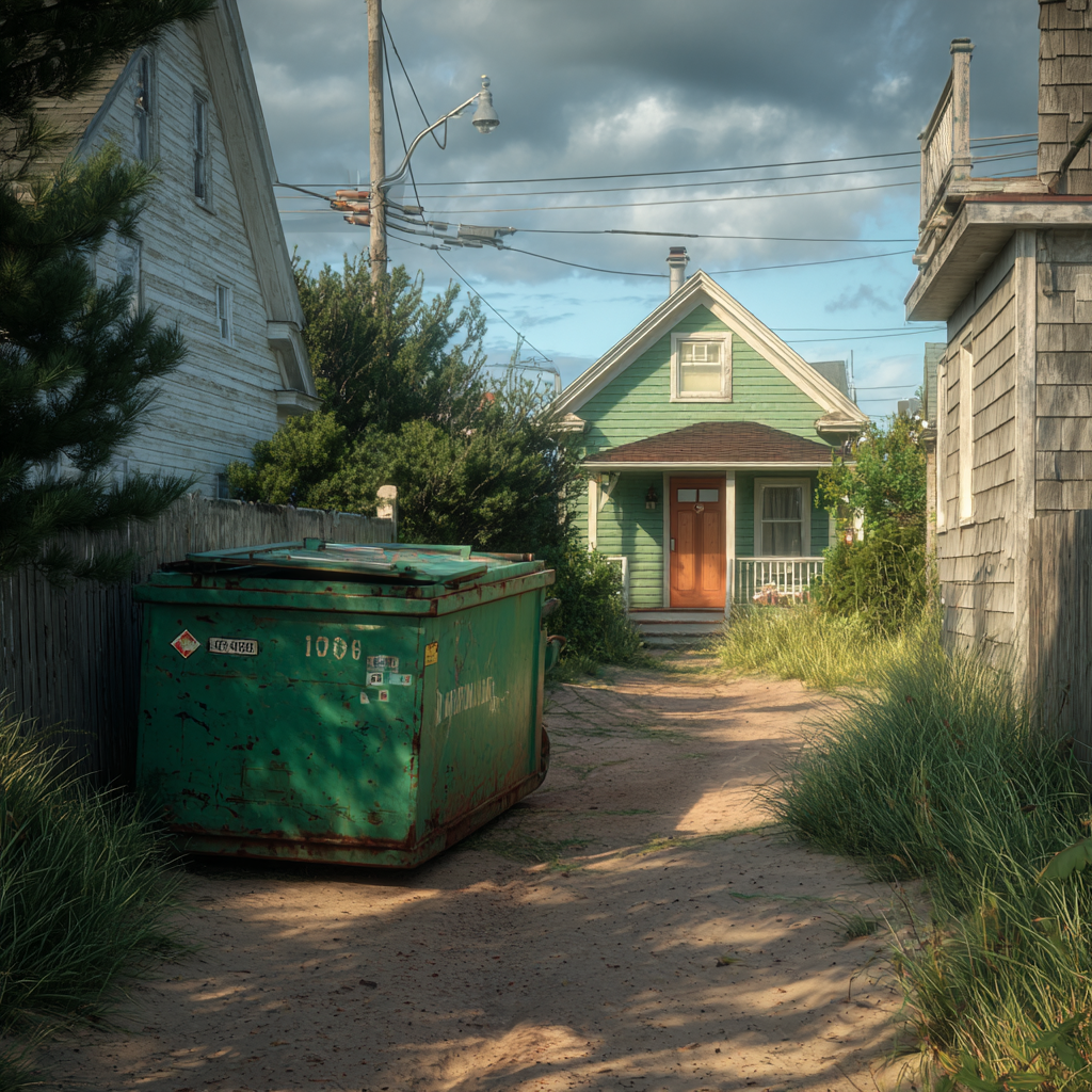 Where can you place a rented dumpster in South Haven, Michigan