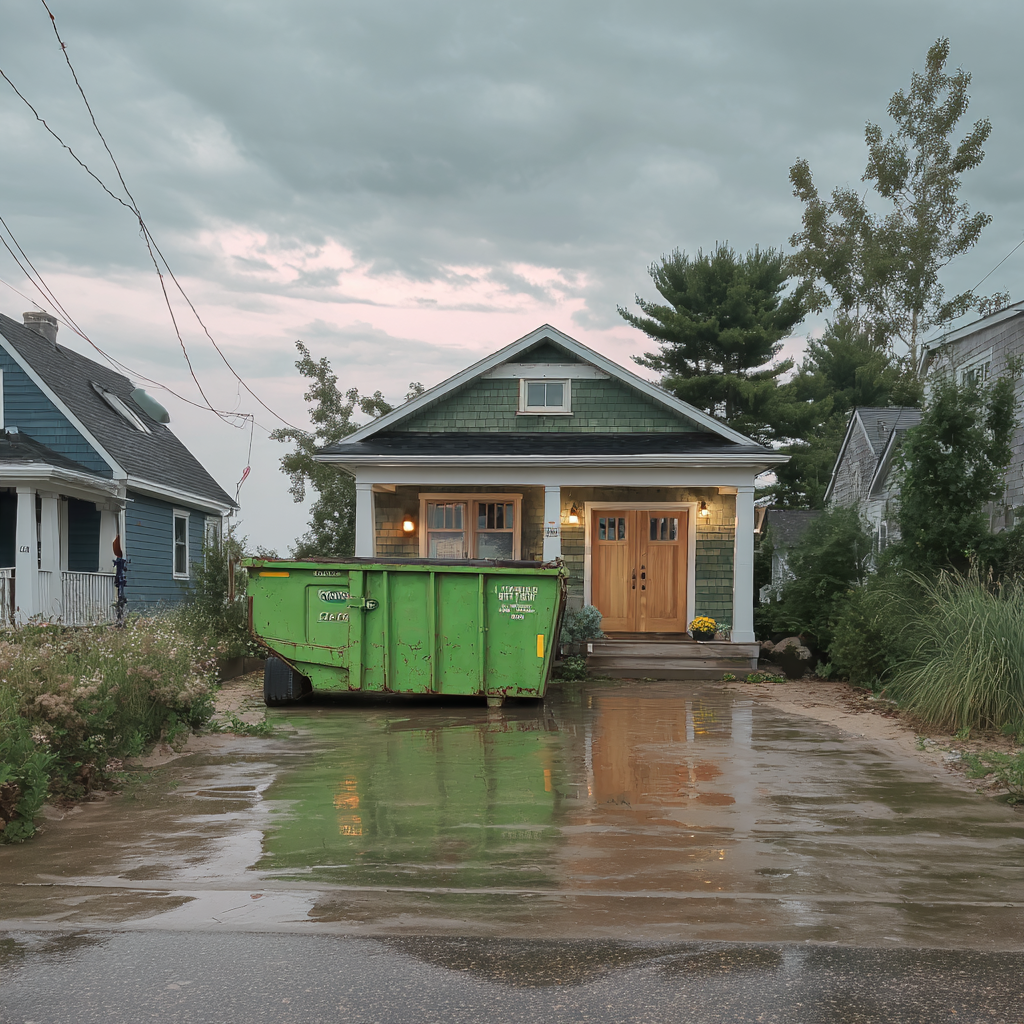 South Haven rented dumpster placement tips for cottages