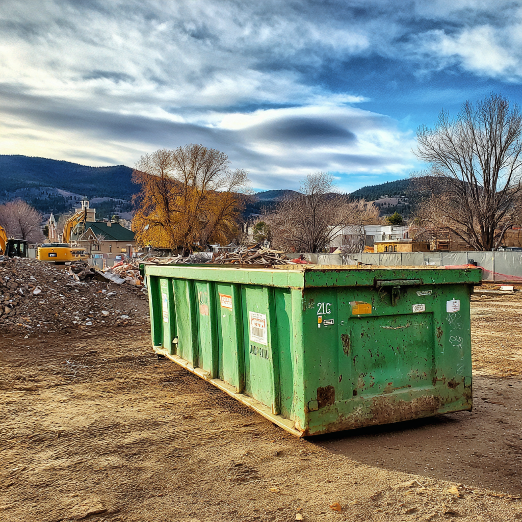 Dumpster placement in Helena, Montana for construction sites and events