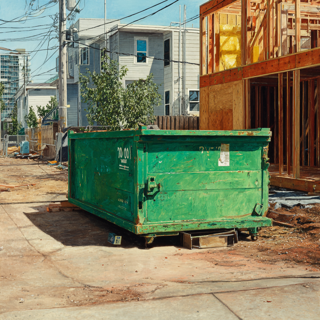 Dumpster placement tips for construction jobsites