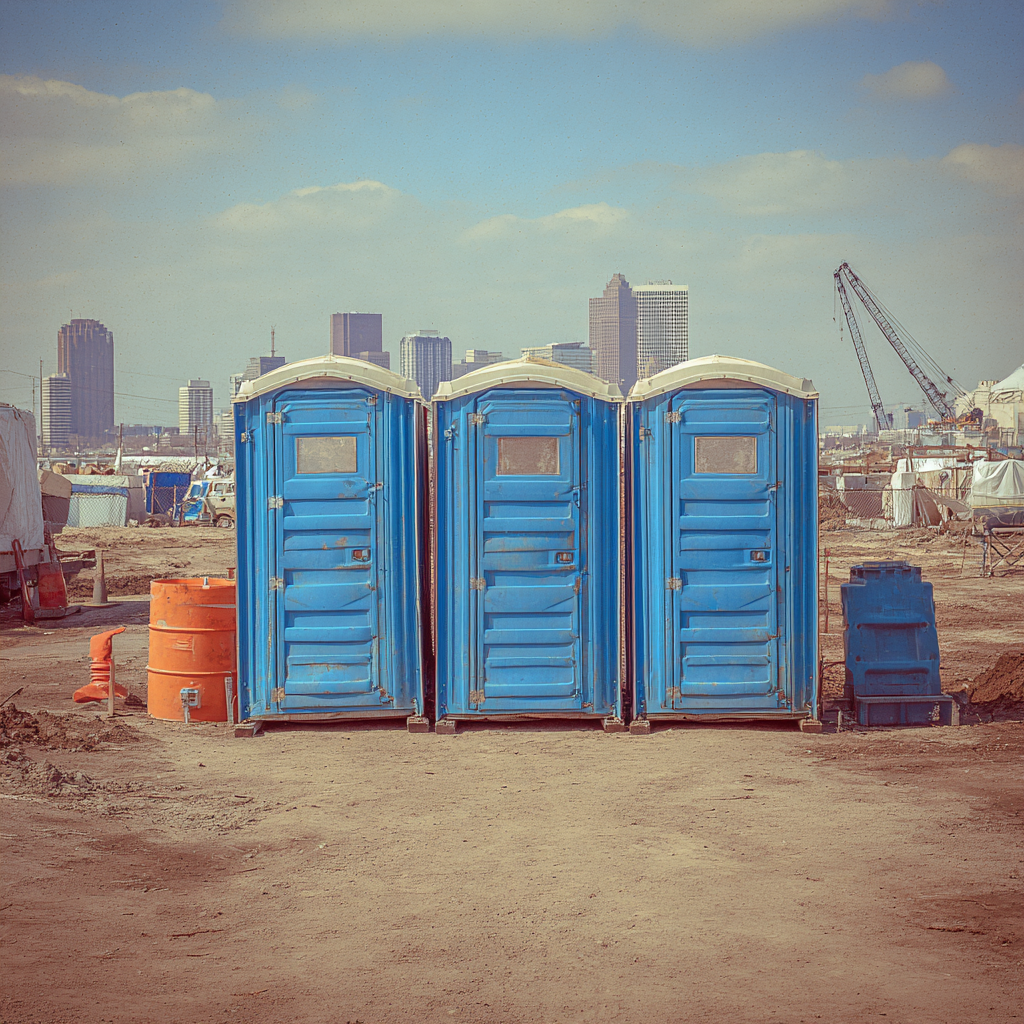 What rules and regulations apply to construction porta potties in Houston, Texas?