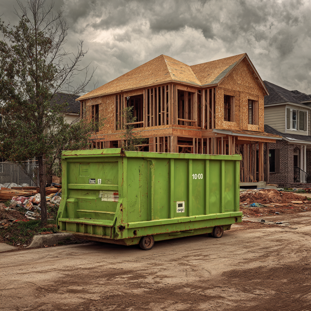 Dumpster rental costs for home renovations in the Houston area