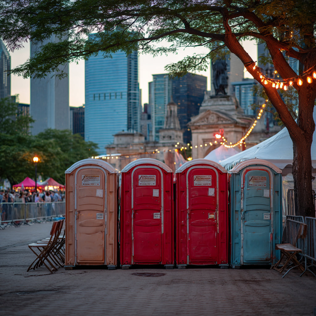 Porta potty rental for Chicago events
