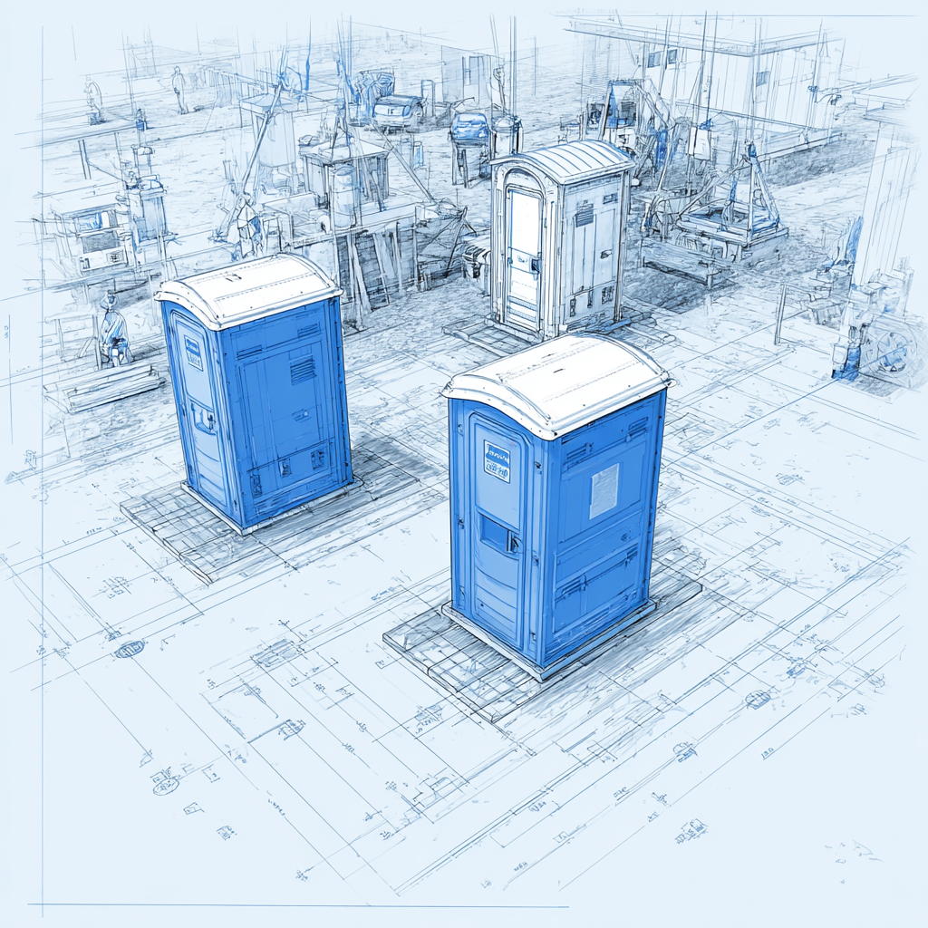 How many porta potties do you need for a construction site in Chicago?