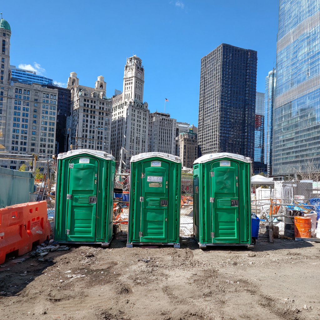 Local construction porta potty needs for Chicago