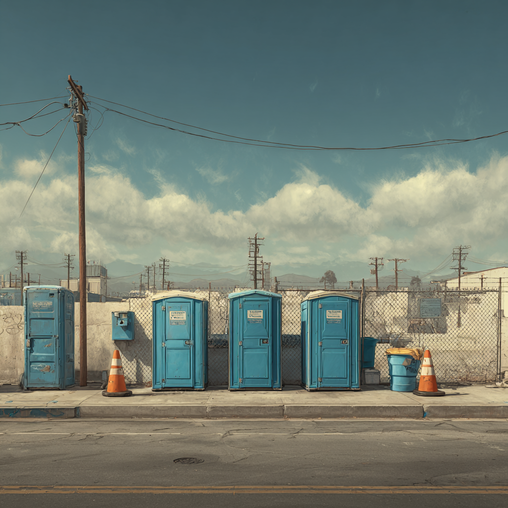 Los Angeles porta potty placement techniques to improve safety