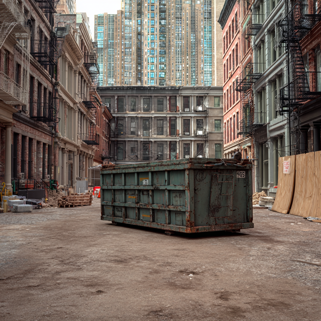 Where to place a dumpster in the five burroughs?