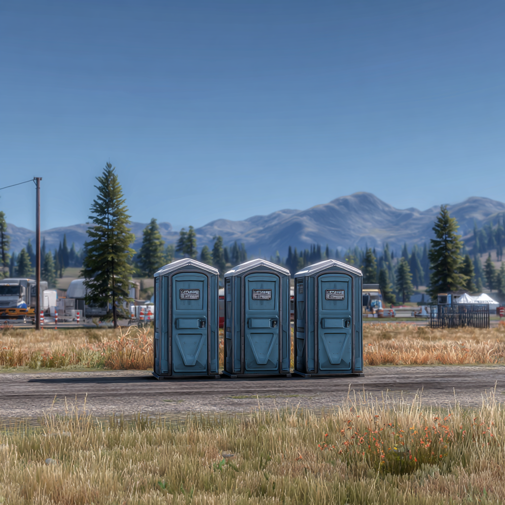 Portable toilets for construction sites in Helena, Montana