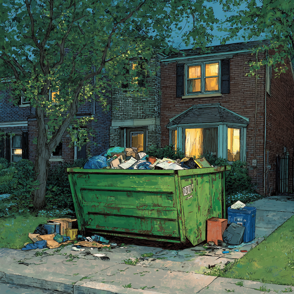 How to Rent a Dumpster for a Hoard Cleanout in Chicago