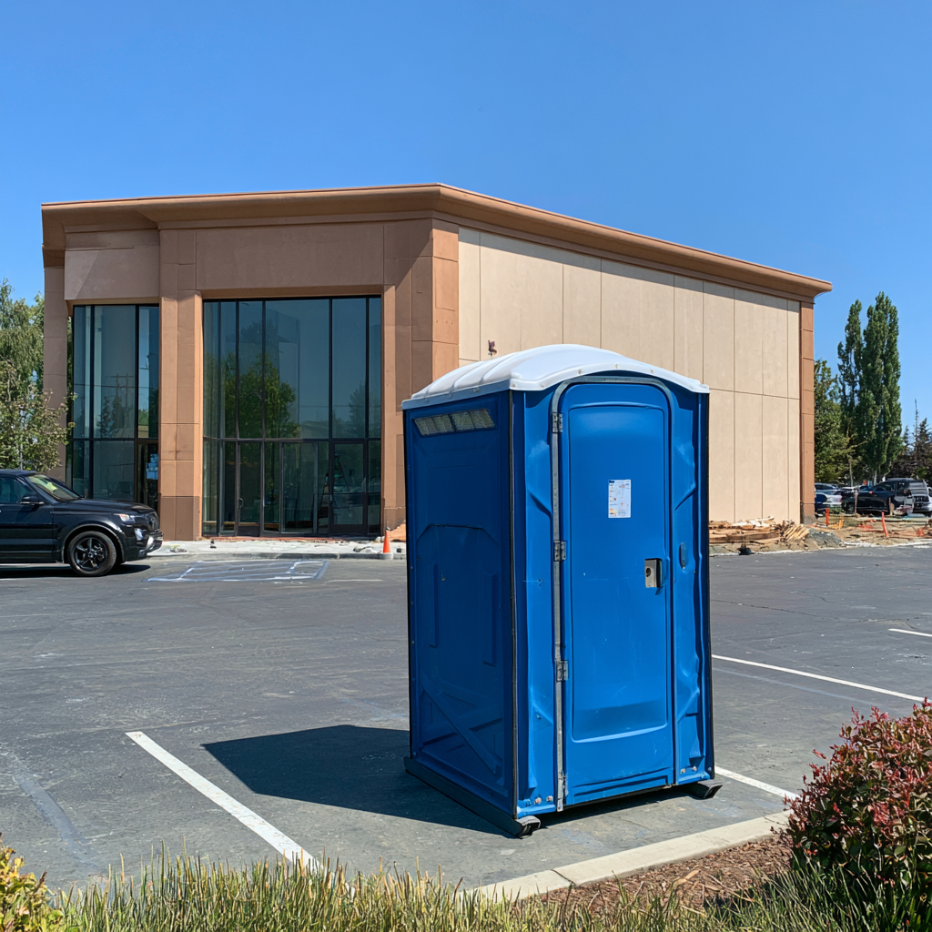 If a business doesn't have public restrooms, a rented porta potty is an effective alternative