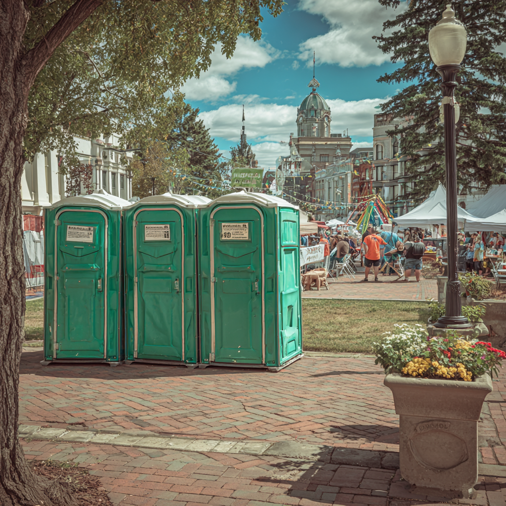Where to place porta potties for a Jackson, MI