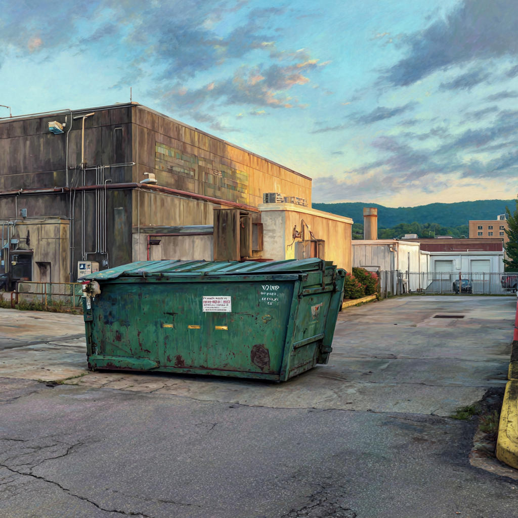 Dumpster rental for manufacturing and chemical factories