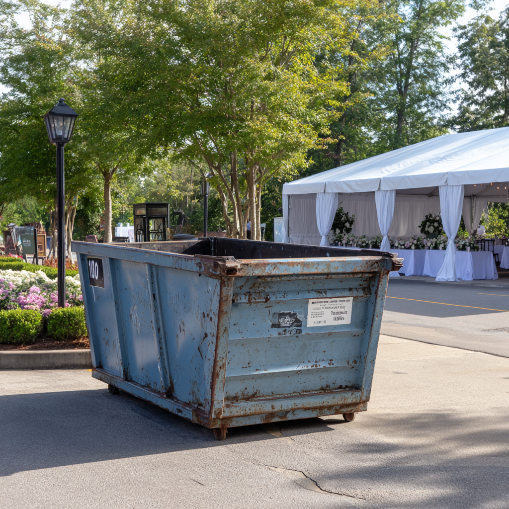 Lawton OK dumpster rental for weddings