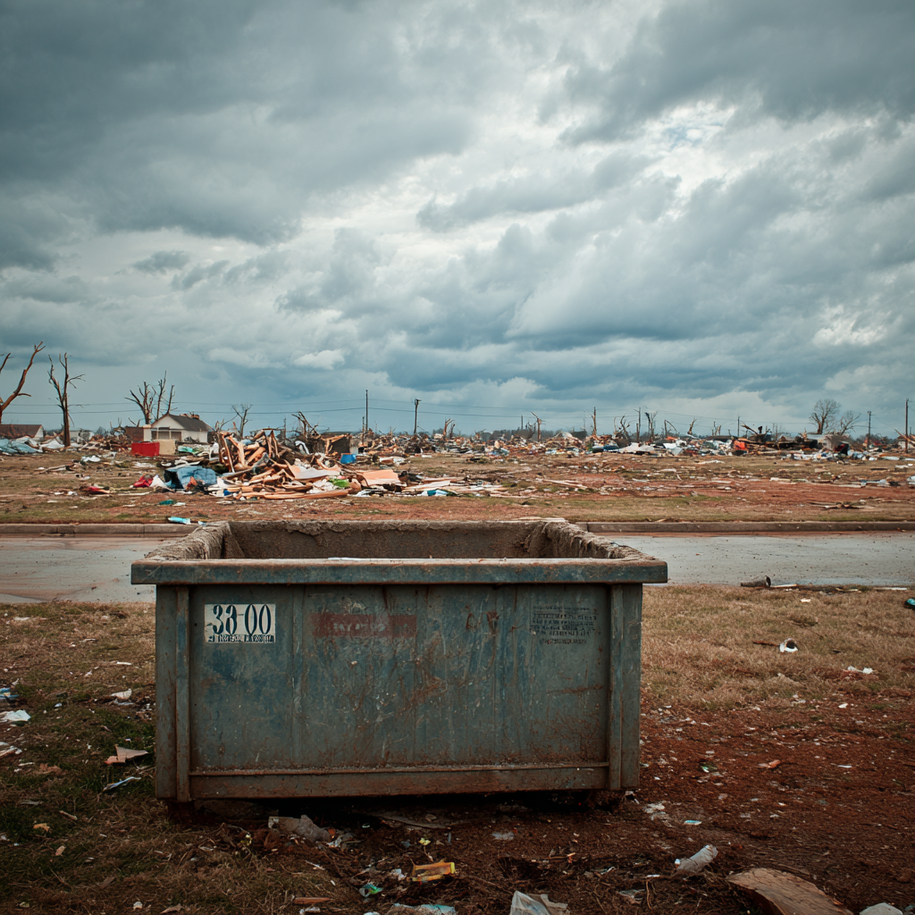 Tornado dumpster rentals for Moore Oklahoma