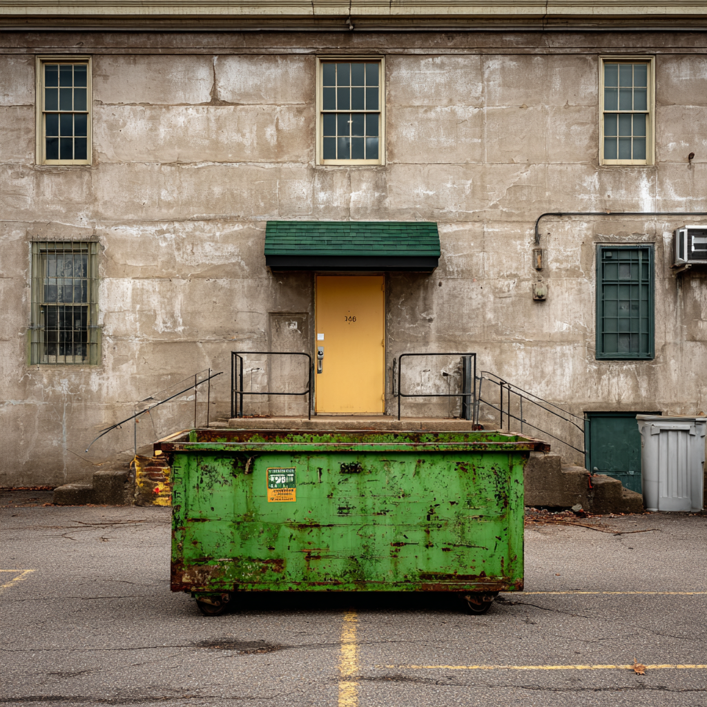 How to rent a dumpster for a government installation