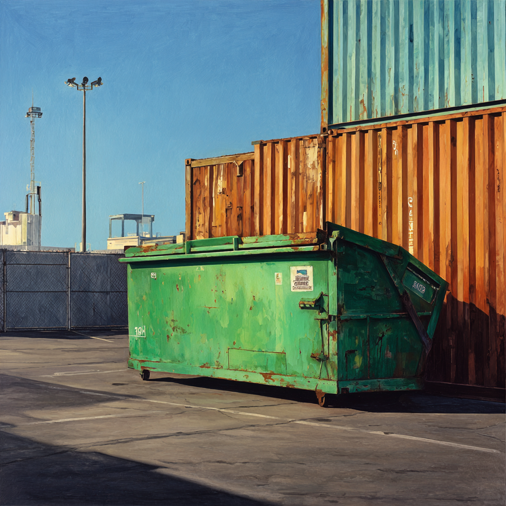 Oakland shipping yards rely on roll off dumpsters