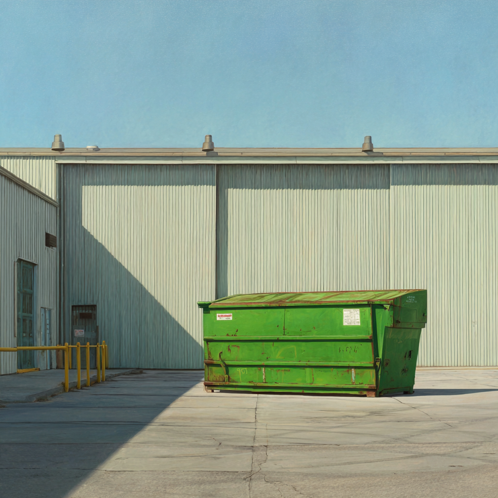 Garland industries benefit from rented dumpsters