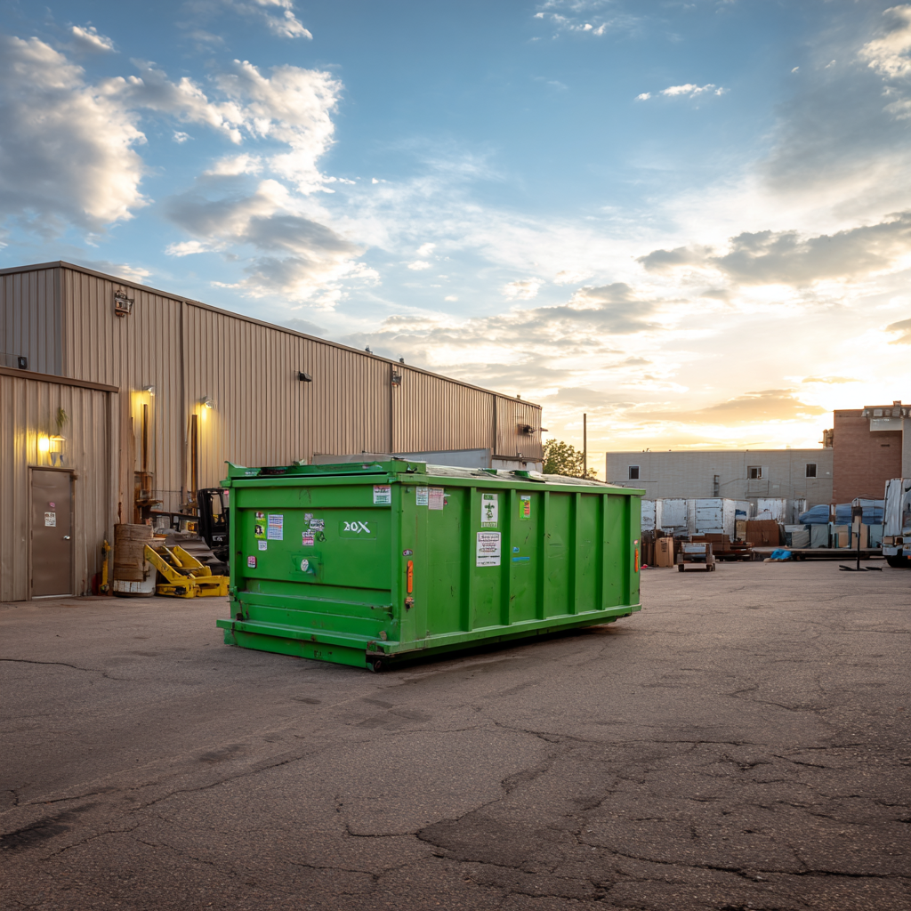 Dumpster rentals for industrial locations and warehouses