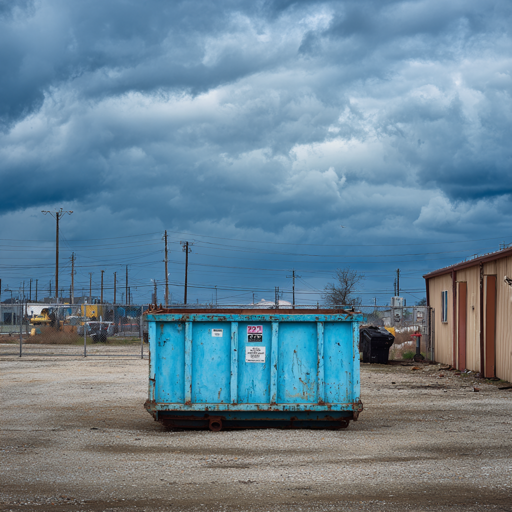 Rolloff dumpsters for industrial plants