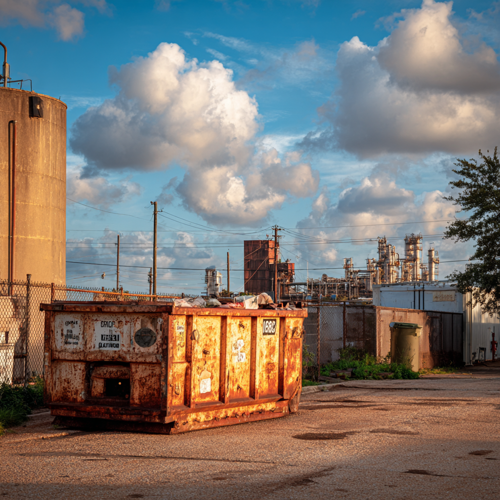 Industrial and petrochemical dumpster rental