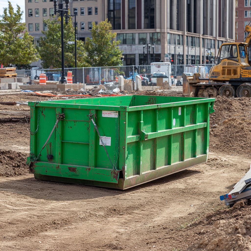 Roll-off dumpster rentals for construction