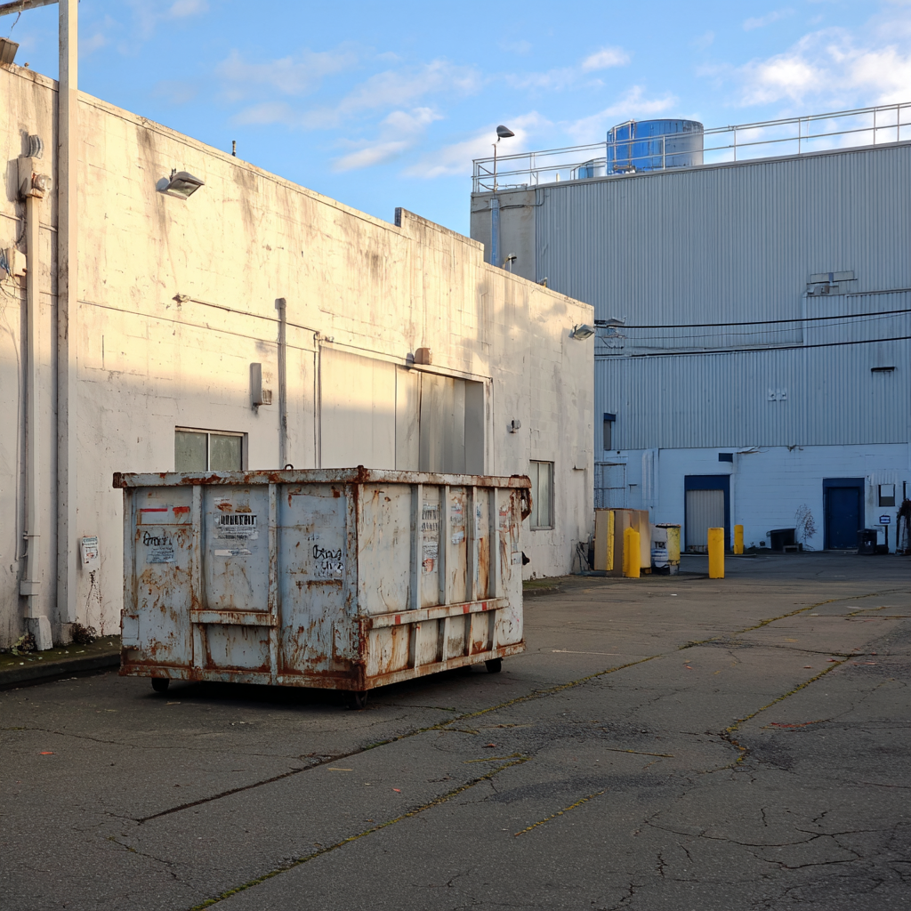 Meridian manufacturing plants depend on dumpster rentals for efficient waste management