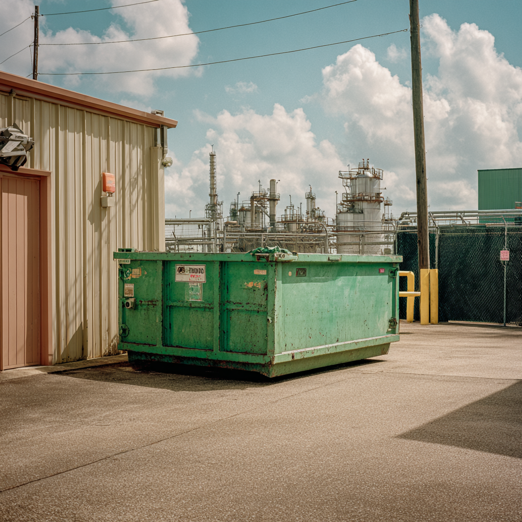 Dumpster rental for Pasadena, Texas, industrial locations