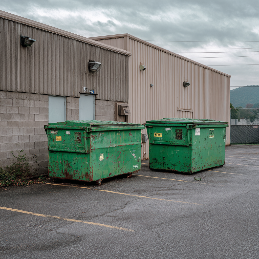 Manufacturing and construction dumpster needs for Morristown, TN