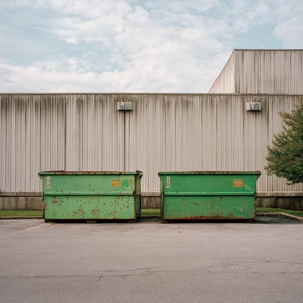 Industrial complexes need dumpsters for many purposes