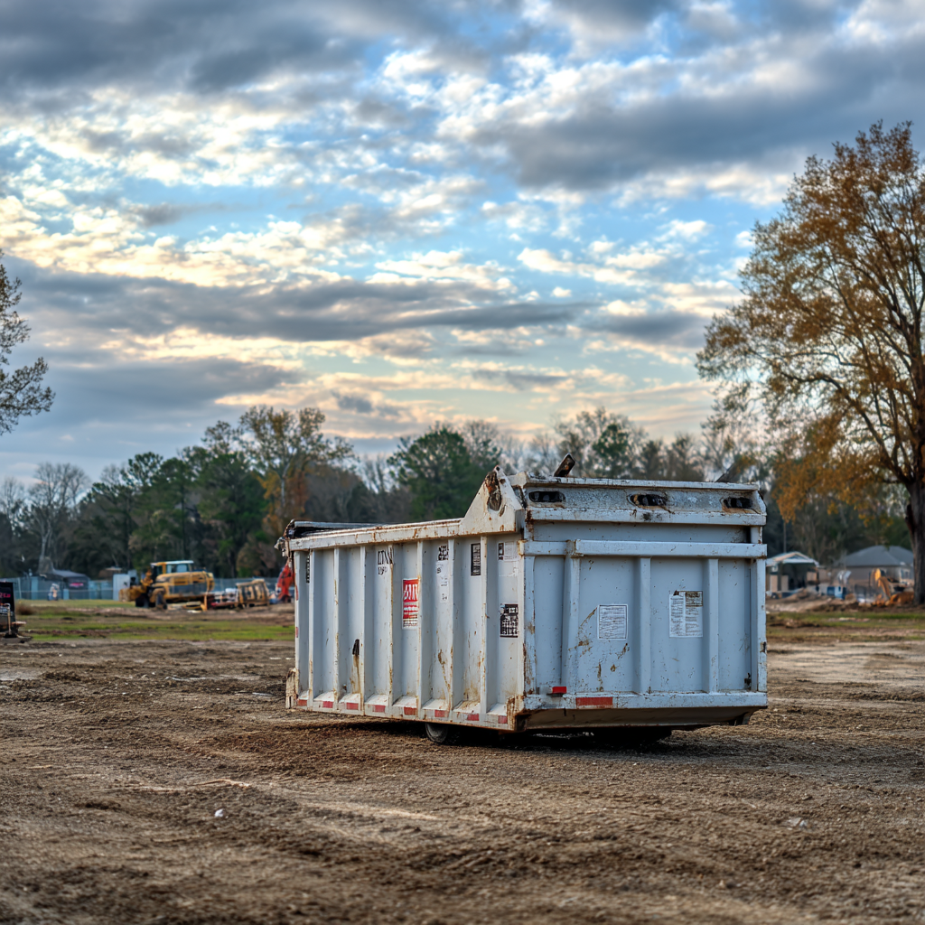 Construction dumpster placement should be determined in advance for best results