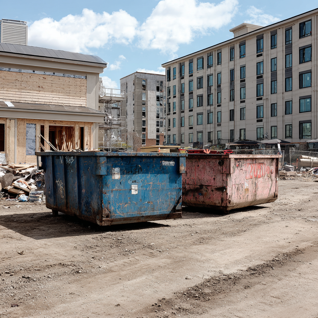 dumpster for industrial site