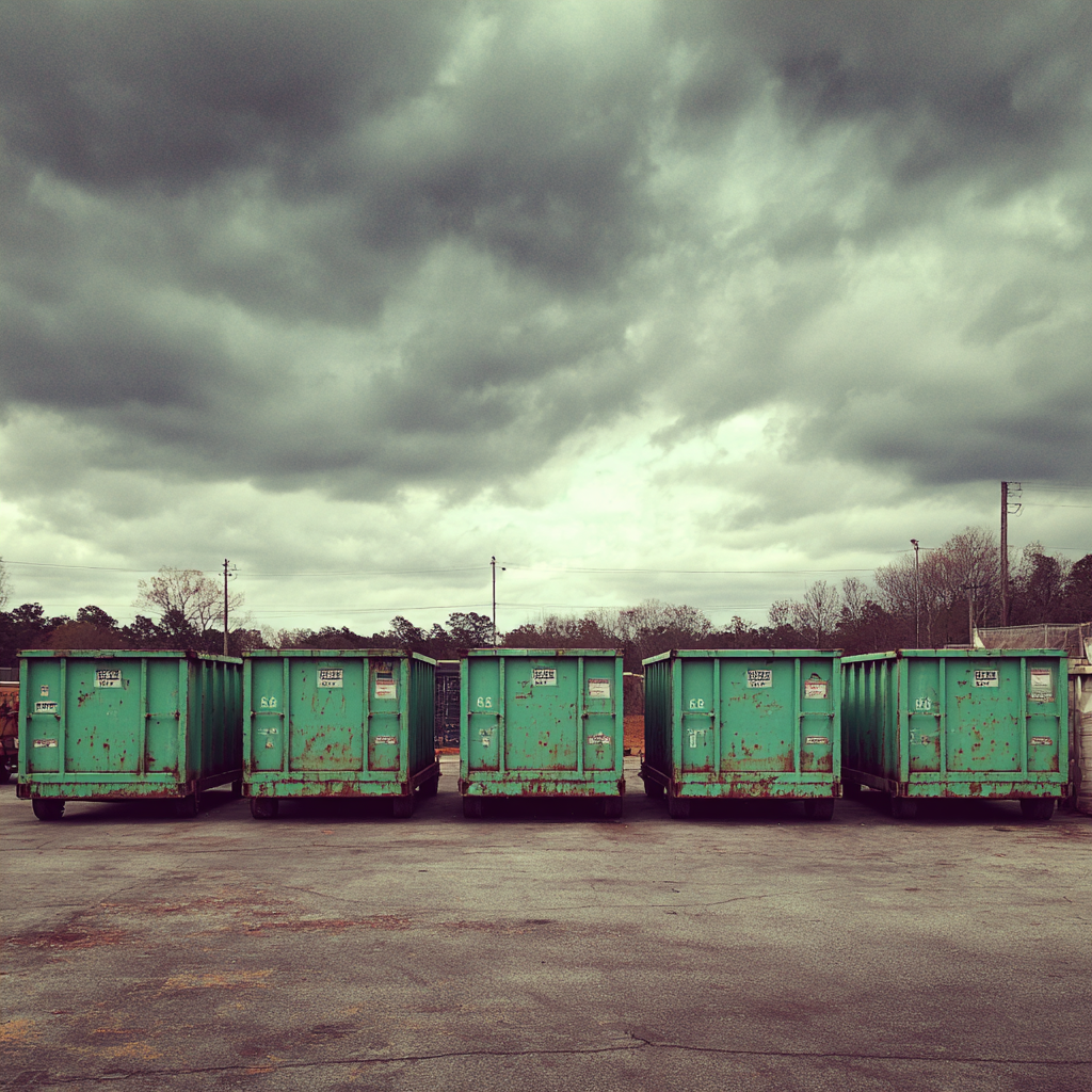 Different dumpster rental types available in Tuscaloosa, Alabama