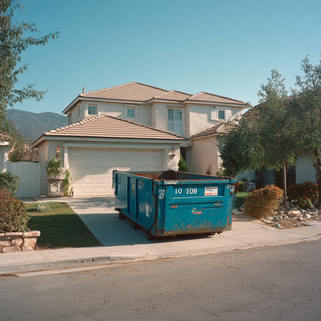 Dumpster rental in Corona, CA for home remodeling